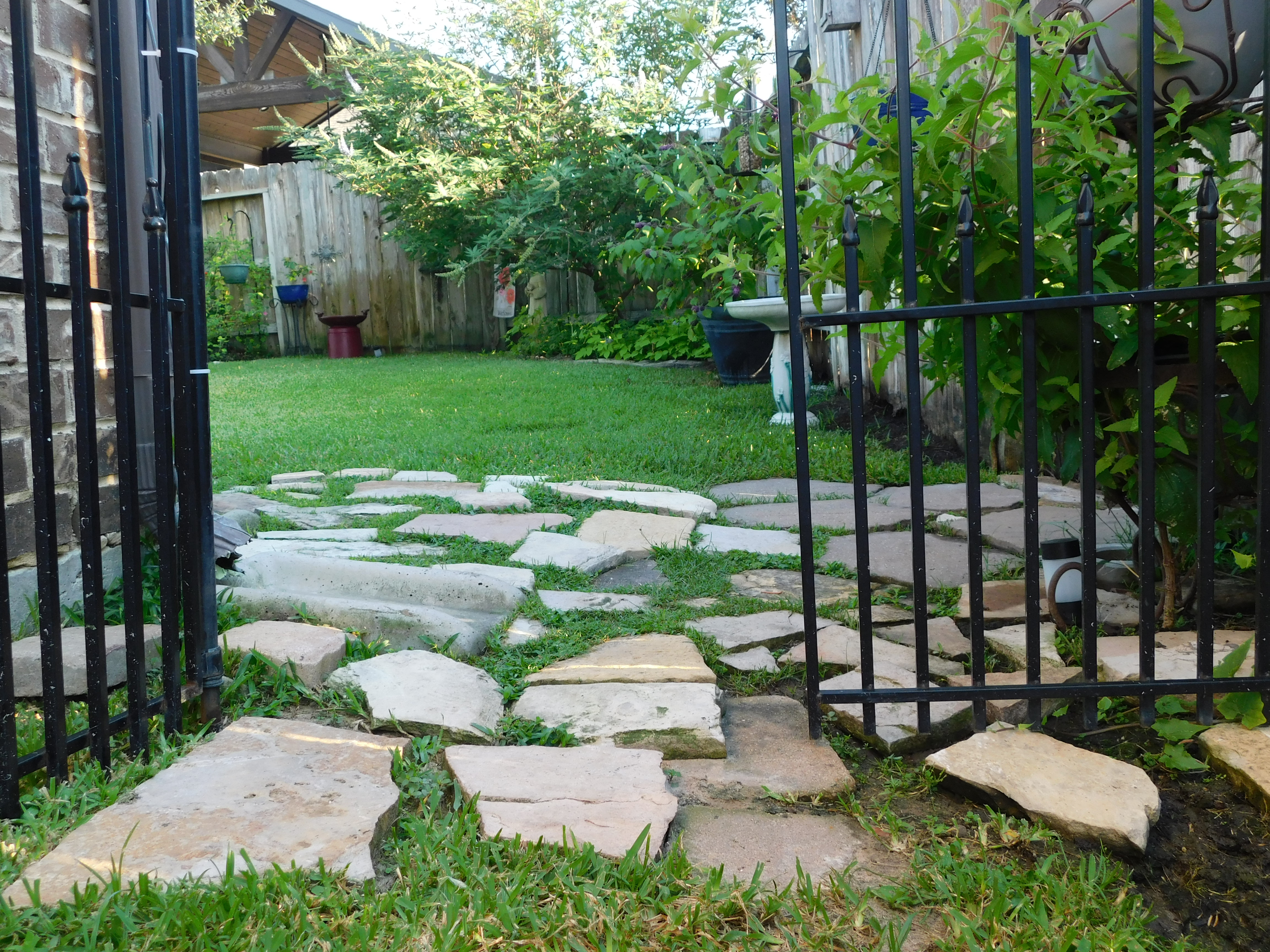 Garden entrance