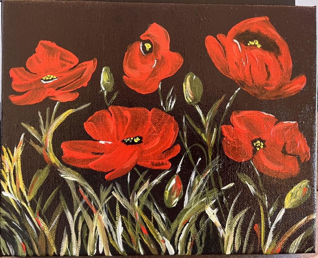 Poppies in the Dark